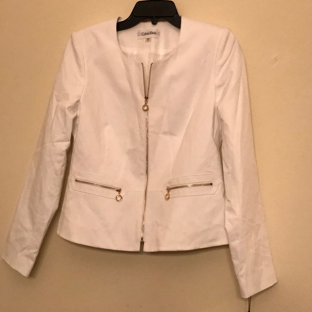 NWT Calvin Klein Women’s Peplum Skirt Suit 12P